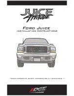 Preview for 1 page of Edge Juice/Attitude Installation Instructions Manual