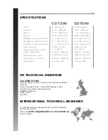 Предварительный просмотр 11 страницы Edge Street Series ED7300-E2 User Manual