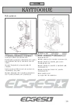 Предварительный просмотр 19 страницы Edges 17103 Instruction Manual