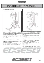 Предварительный просмотр 24 страницы Edges 17103 Instruction Manual