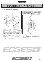 Предварительный просмотр 26 страницы Edges 17105 Instruction Manual