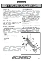 Preview for 28 page of Edges 17105 Instruction Manual