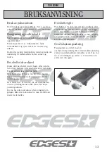 Preview for 13 page of Edges 17108 Instruction Manual