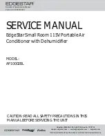 EdgeStar AP10002BL Service Manual предпросмотр