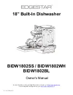 Preview for 1 page of EdgeStar BIDW1802BL Owner'S Manual