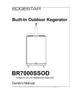 Preview for 1 page of EdgeStar BR7000SSOD Owner'S Manual