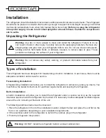 Preview for 8 page of EdgeStar CBR1501SLD Owner'S Manual