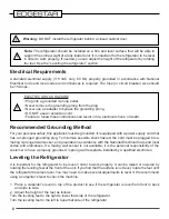 Preview for 8 page of EdgeStar CRF321SS Owner'S Manual