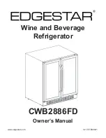 Preview for 1 page of EdgeStar CWB2886FD Owner'S Manual