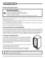 Предварительный просмотр 10 страницы EdgeStar CWBV80261 Owner'S Manual