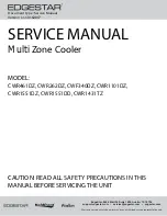 EdgeStar CWF340DZ Service Manual preview