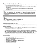 Preview for 17 page of EdgeStar CWR1432TZ Owner'S Manual