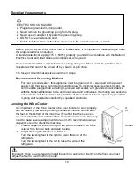 Предварительный просмотр 11 страницы EdgeStar CWR182SZ Owner'S Manual