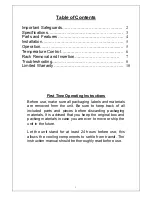 Preview for 2 page of EdgeStar CWR260DZ Owner'S Manual