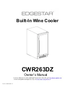 Preview for 1 page of EdgeStar CWR263DZ Owner'S Manual