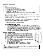 Preview for 11 page of EdgeStar CWR263DZ Owner'S Manual