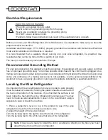 Preview for 10 page of EdgeStar CWR362FD Owner'S Manual