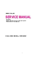 EdgeStar CWR460DZ Service Manual предпросмотр