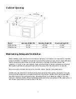 Предварительный просмотр 14 страницы EdgeStar ESB1LP Owner'S Manual