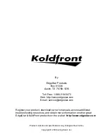 Preview for 24 page of EdgeStar Koldfront PAC8000S Owner'S Manual