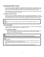 Preview for 8 page of EdgeStar Koldfront TWR327ESS Owner'S Manual