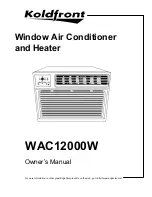 EdgeStar Koldfront WAC12000W Owner'S Manual preview