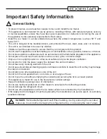 Предварительный просмотр 3 страницы EdgeStar PIM100BL Owner'S Manual