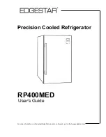 Предварительный просмотр 1 страницы EdgeStar RP400MED User Manual