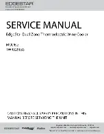 EdgeStar TWR325ESS Service Manual предпросмотр