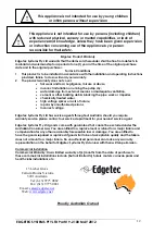 Preview for 12 page of Edgetec TRIFLO Owner'S Manual