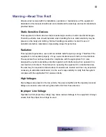 Preview for 3 page of Edgetech 3200-XS User Manual