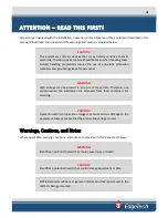 Preview for 3 page of Edgetech 8011M User Hardware Manual