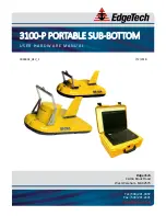 Edgetech Model 3100P Sub-bottom Sonar System Hardware Manual preview