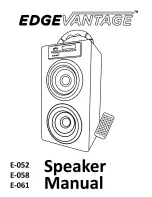 EdgeVantage E-052 User Manual preview