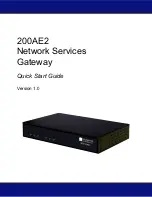 Предварительный просмотр 1 страницы Edgewater Networks 200AE2 Quick Start Manual