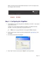 Предварительный просмотр 4 страницы Edgewater Networks 200AE2 Quick Start Manual