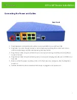 Предварительный просмотр 4 страницы Edgewater Networks EdgeMarc 2900e Installation Manual