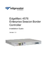 Edgewater Networks EdgeMarc 4576 Installation Manual предпросмотр