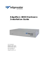 Предварительный просмотр 1 страницы Edgewater Networks EdgeMarc 4800 Hardware Installation Manual