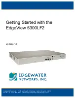 Edgewater Networks EdgeView 5300LF2 Getting Started предпросмотр