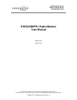 Предварительный просмотр 1 страницы Edgewater Wireless Systems, Inc. EWC24GWFR1 User Manual