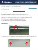 Preview for 1 page of EdgeWave iPrism 105h Upgrade Manual