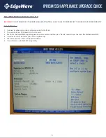 Предварительный просмотр 5 страницы EdgeWave iPrism 105h Upgrade Manual