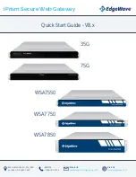 EdgeWave IPRISM WSA7850 Quick Start Manual preview