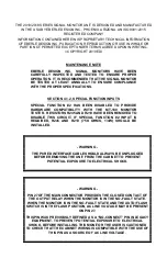 Preview for 2 page of EDI 2010ECL-NYC Operation Manual