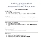 Preview for 2 page of EDI EDV206-103-4D-N1-AO-IR Quick Start Manual