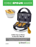 Edible Spoon Maker ESM-1 Instruction Manual предпросмотр