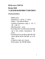 EDIC-mini Tiny 16 B25 series User Manual preview