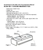 Предварительный просмотр 1 страницы EDIC-mini Tiny B21-1120 Operation Manual