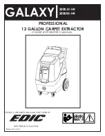 Edic 2000JX-HR Owner'S/Operator'S Manual preview